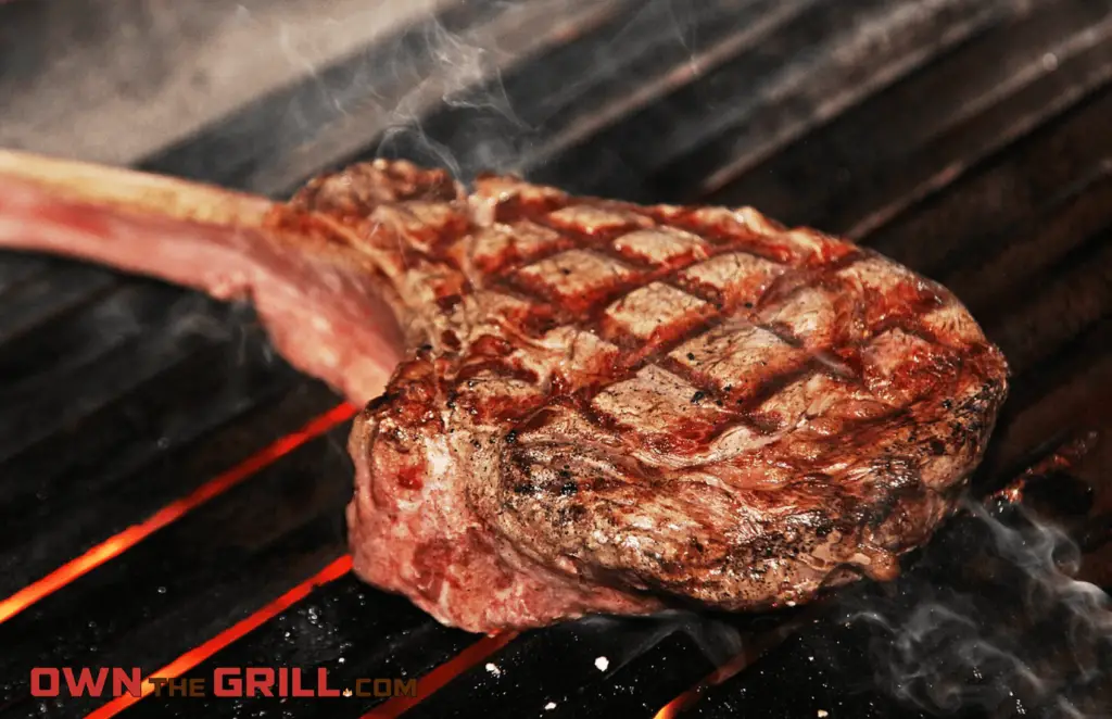 How To Grill A Tomahawk Steak Recipe Own The Grill