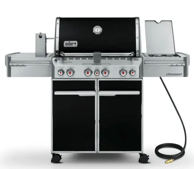 Weber Summit E-470 Natural Gas Grill With Rotisserie