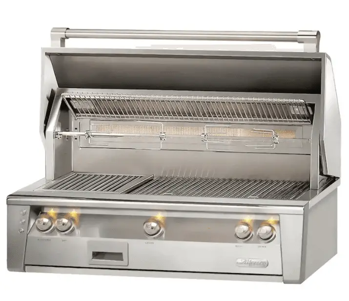 Alfresco ALXE 42-Inch Built-In Gas Grill with Rotisserie