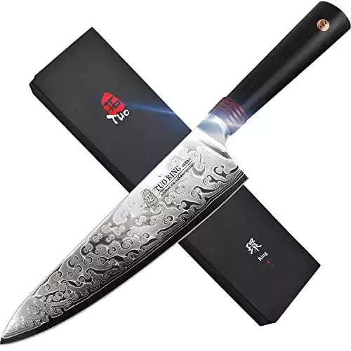 TUO Damascus Chef's Knife, 8-Inch